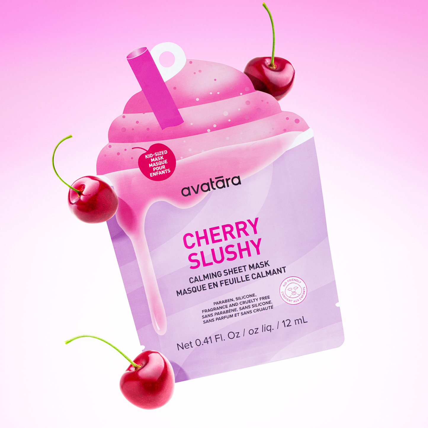 Cherry Slushy Kid's Mask