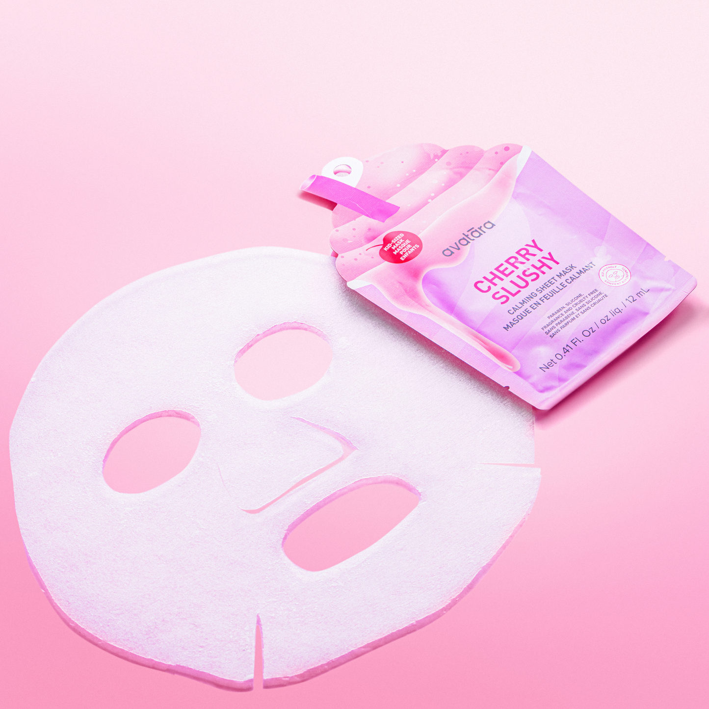 Cherry Slushy Kid's Mask