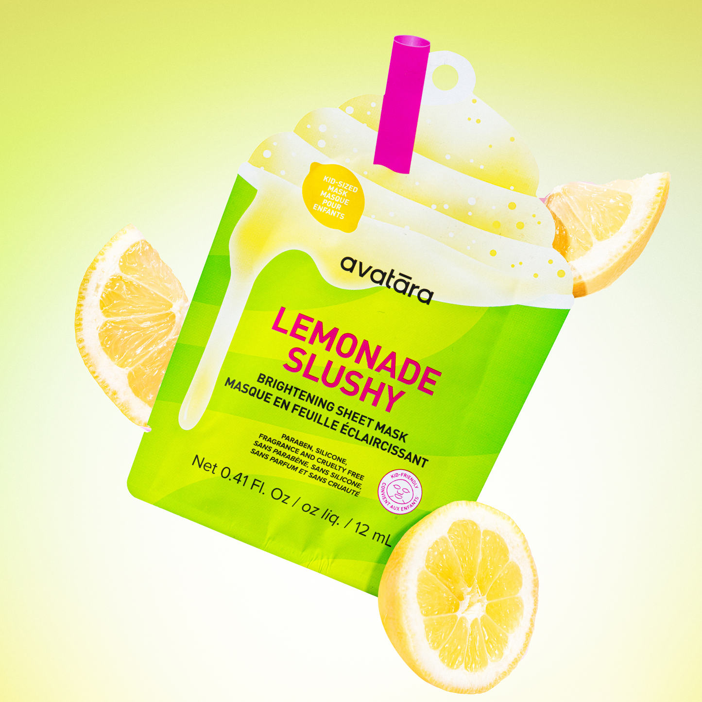Lemonade Slushy Kid's Mask