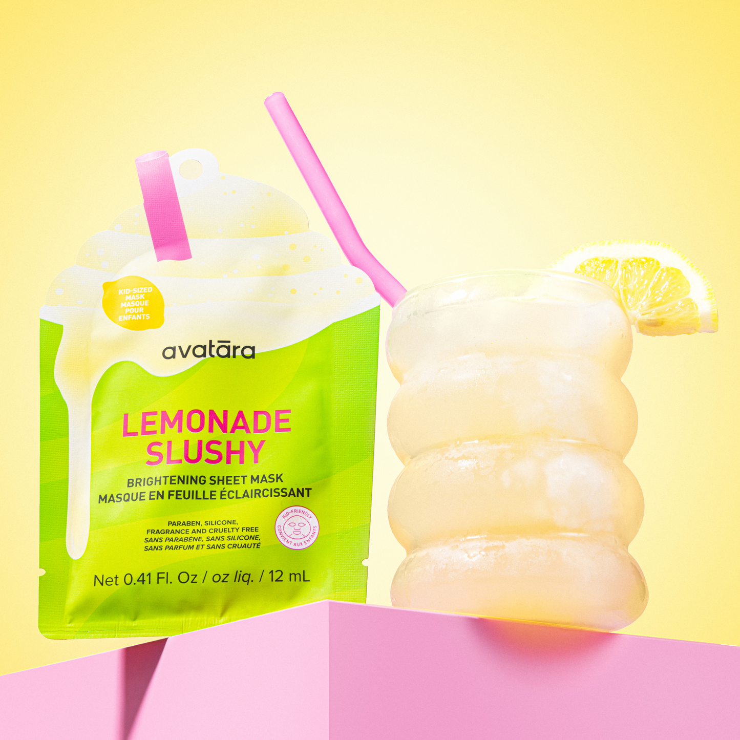 Lemonade Slushy Kid's Mask