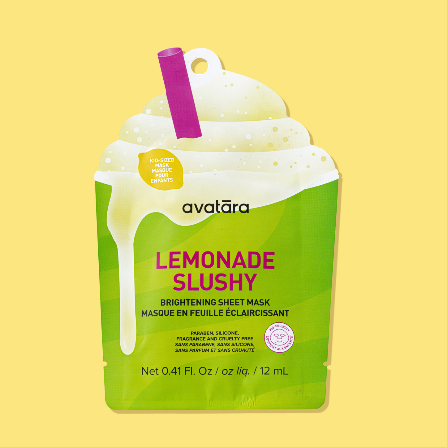 Lemonade Slushy Kid's Mask