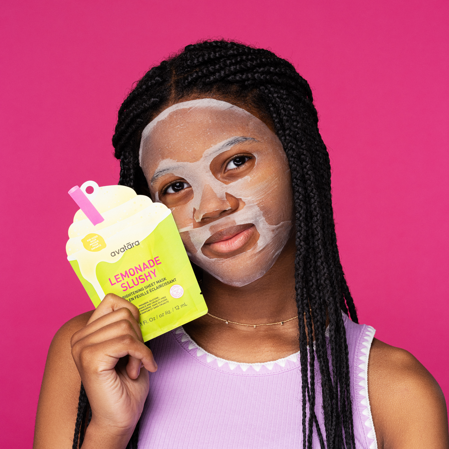 Lemonade Slushy Kid's Mask