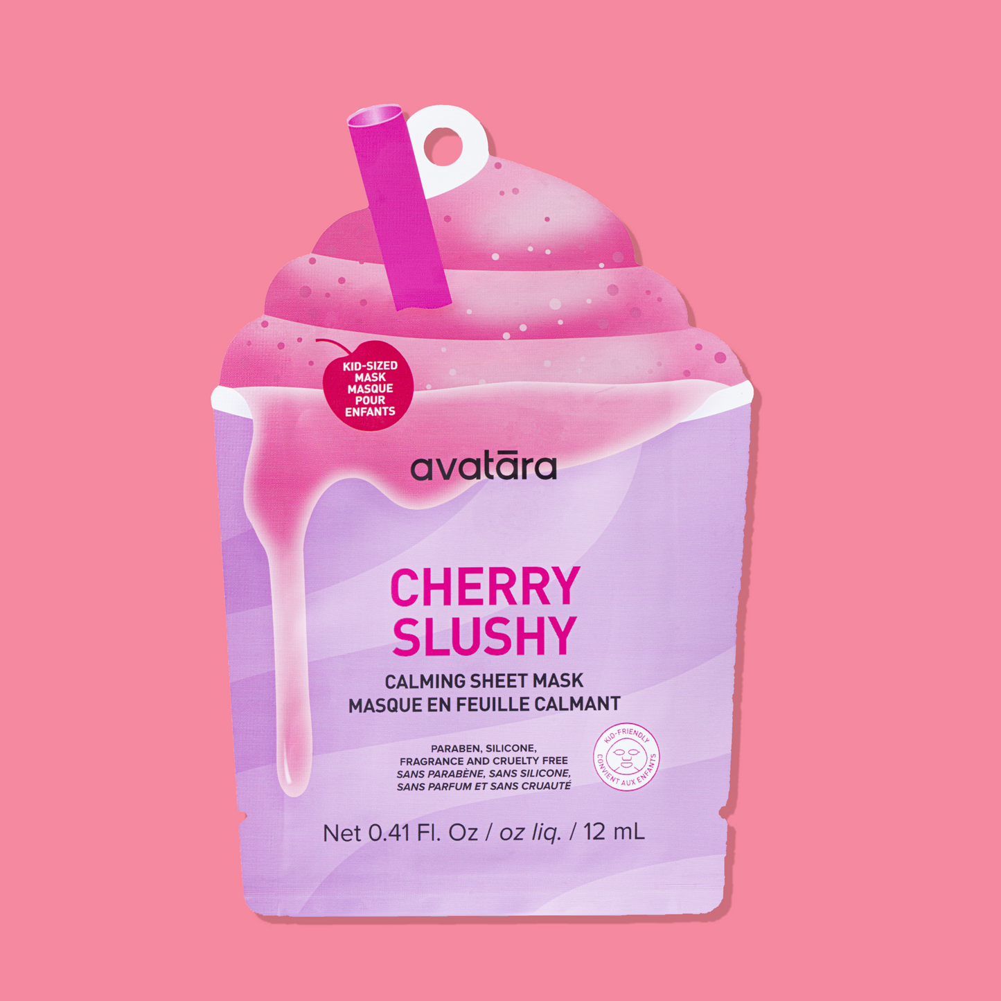 Cherry Slushy Kid's Mask