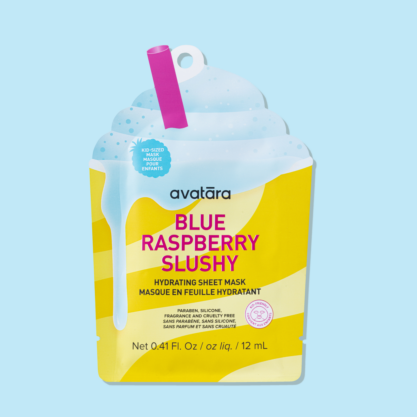 Blue Raspberry Slushy Kid's Mask