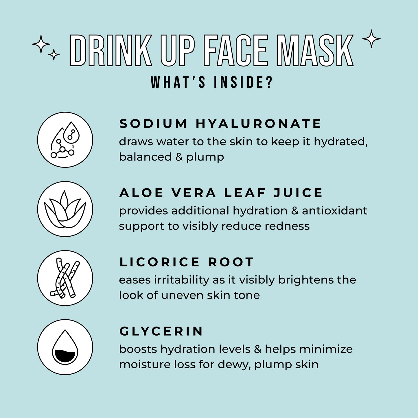 Drink Up Face Mask