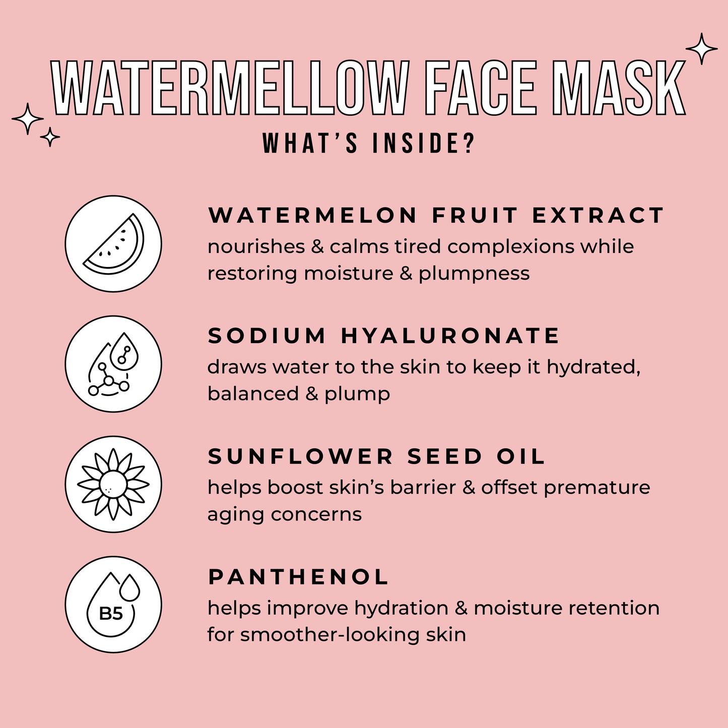 Watermellow Face Mask