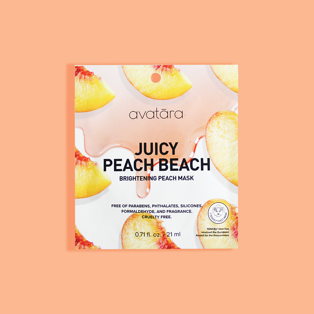 Face Masks - Peach Beach Brightening Face Mask – avatara