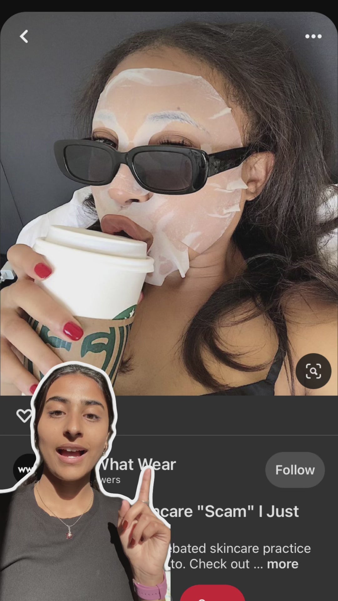 Rose Boba Mask