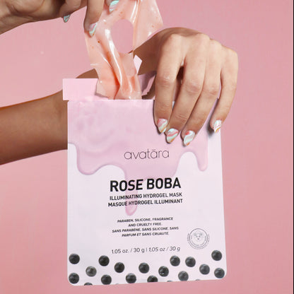 Rose Boba Mask