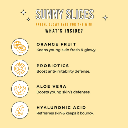 Sunny Slices Kid's Eye Masks