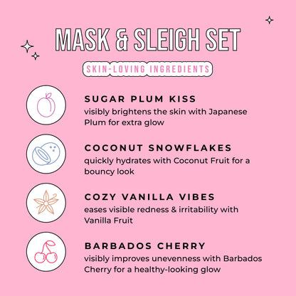 Mask & Sleigh Face Mask Set