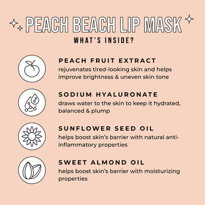 Peach Beach Lip Mask