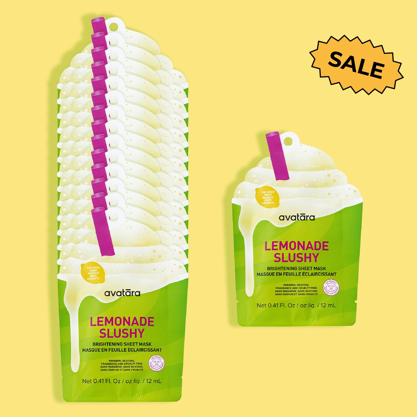 Lemonade Slushy Kid's Mask 15 Pack