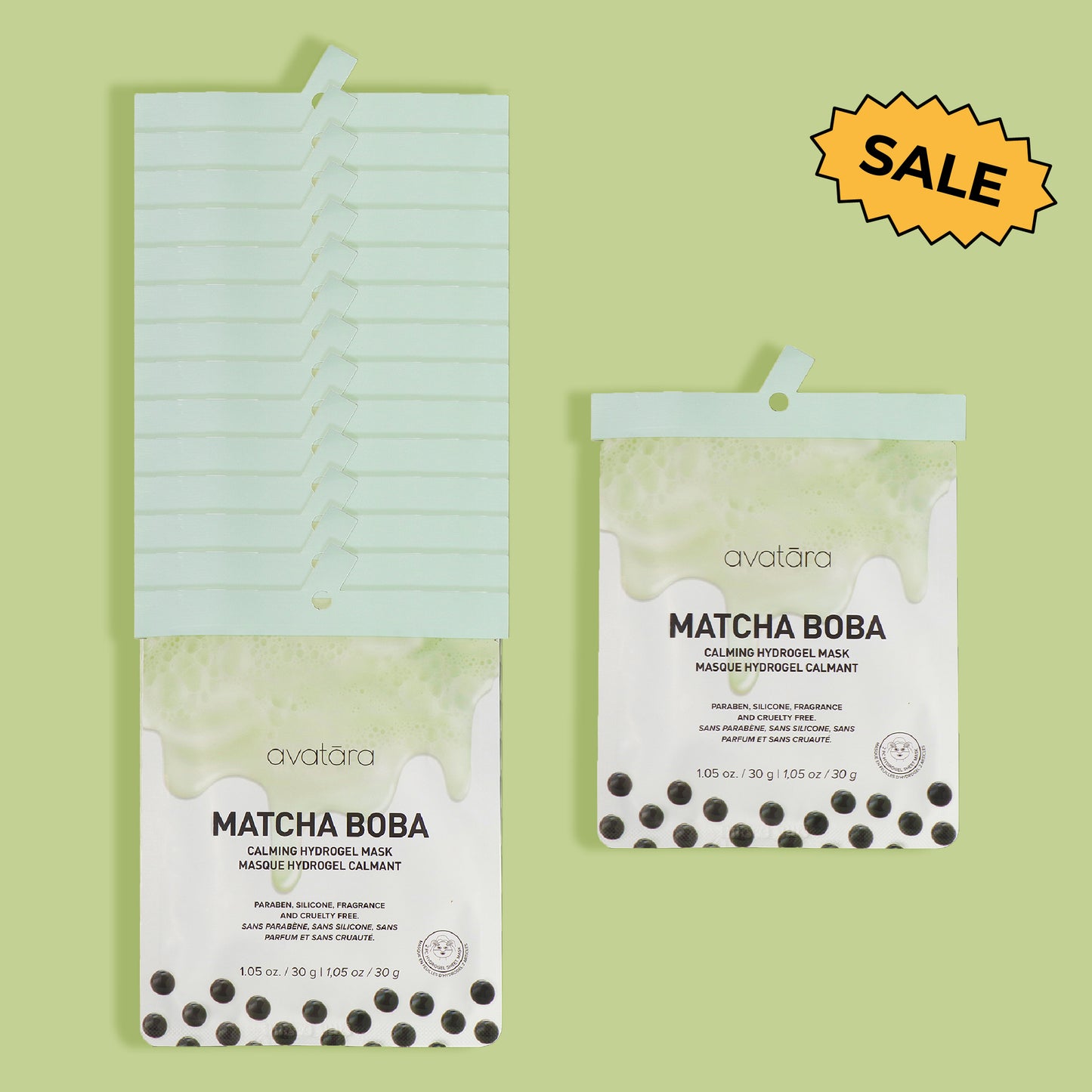 Matcha Boba Mask 15 Pack