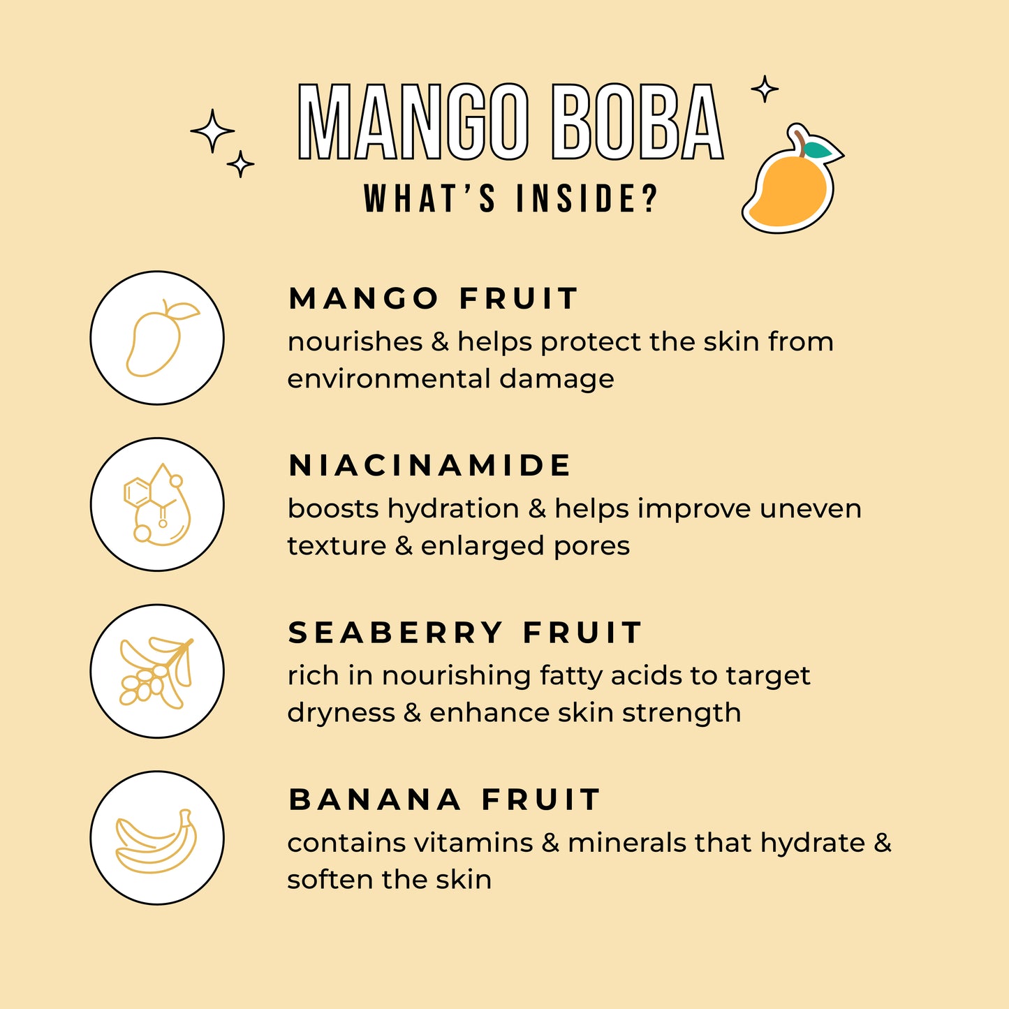 Mango Boba Mask