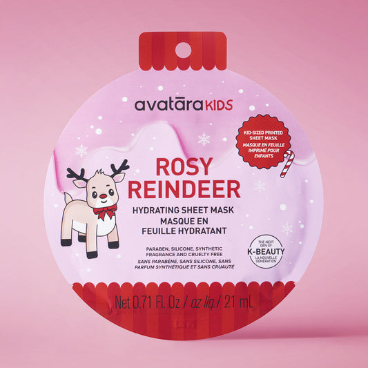 Rosy Reindeer Kid's Mask