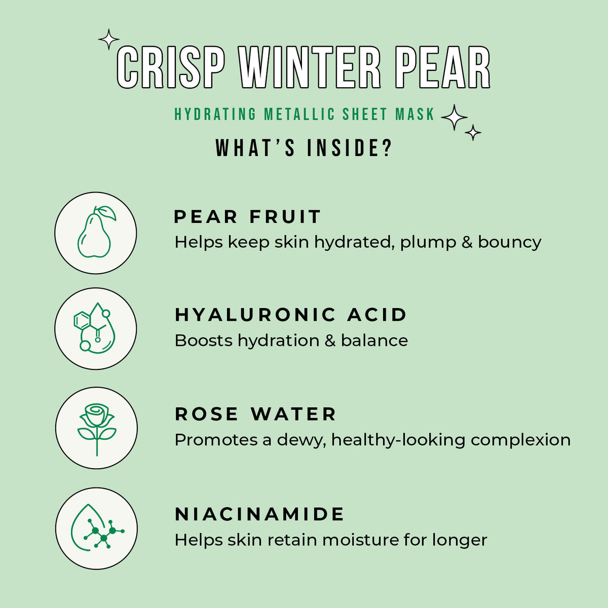 Crisp Winter Pear Face Mask