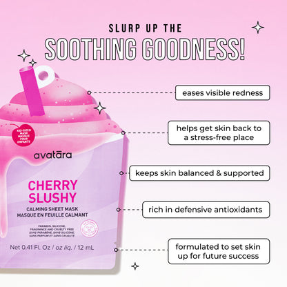 Cherry Slushy Kid's Mask