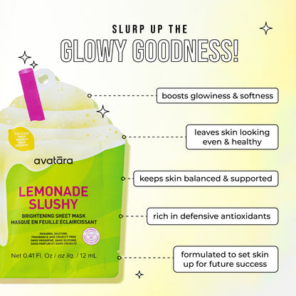 Lemonade Slushy Kid's Mask