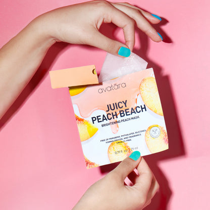 Peach Beach Brightening Face Mask