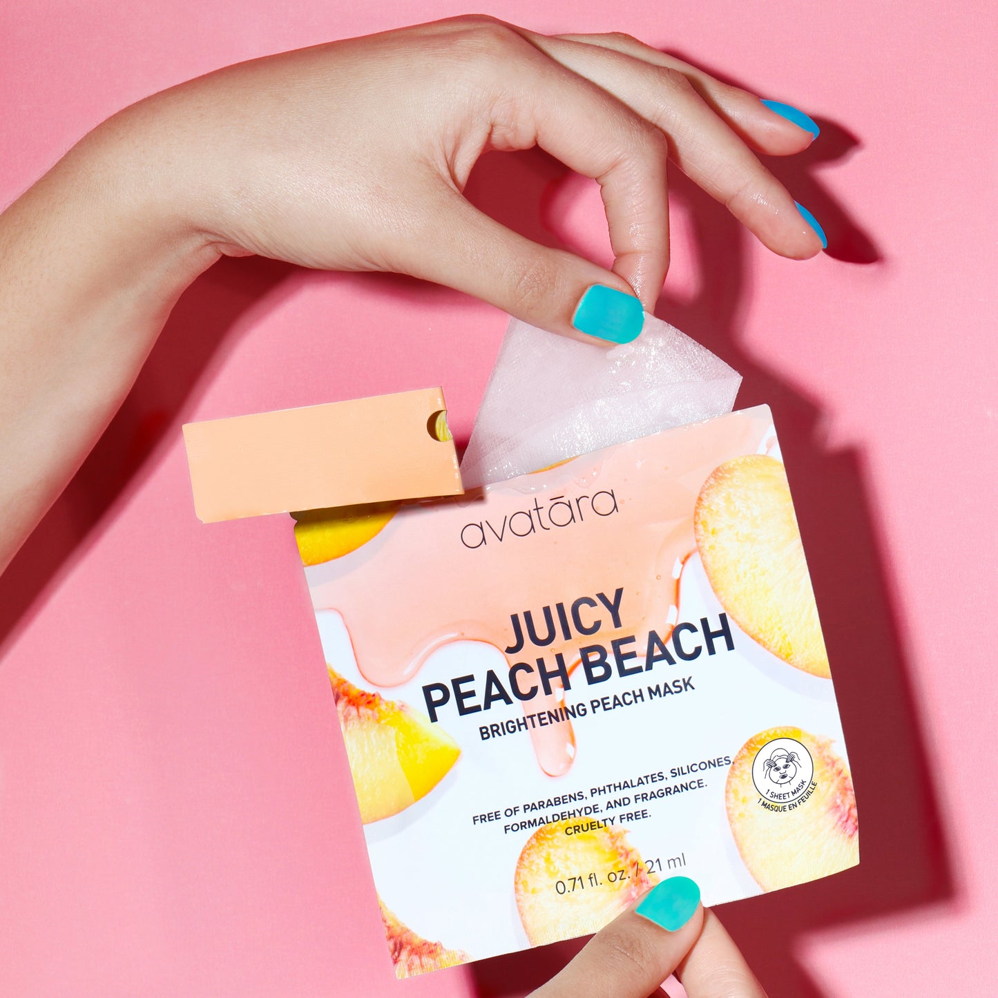 Peach Beach Brightening Face Mask