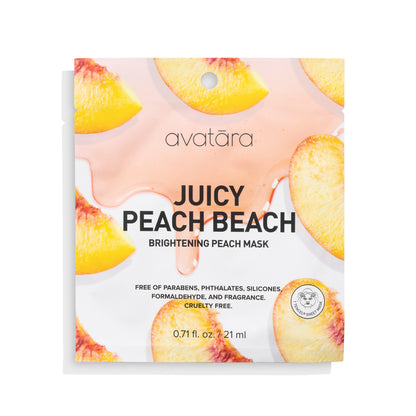 Peach Beach Brightening Face Mask