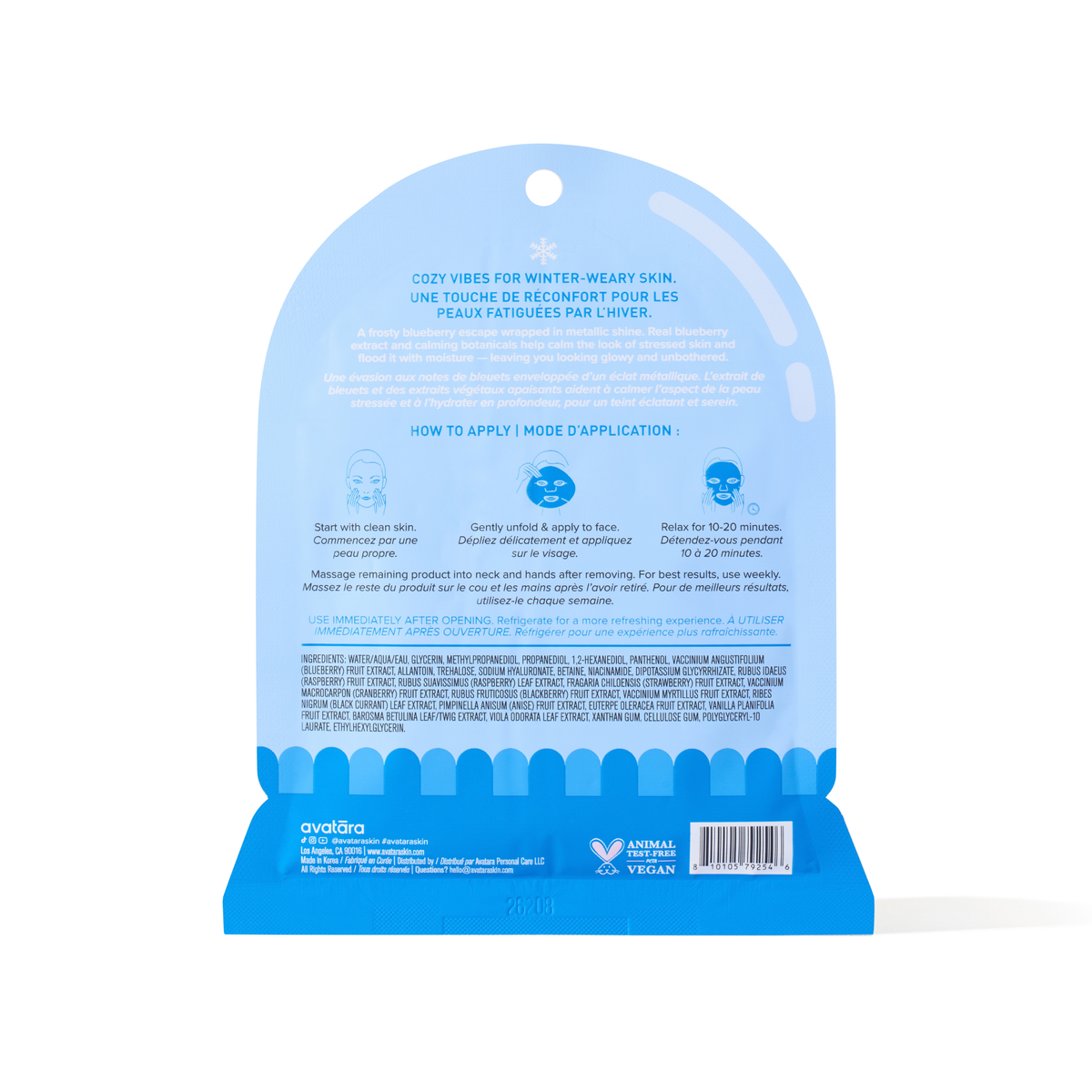 Frosted Blueberry Sheet Mask