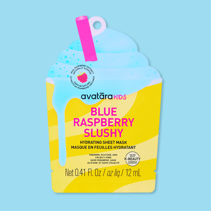Blue Raspberry Slushy Kid's Mask