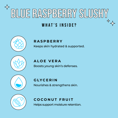 Blue Raspberry Slushy Kid's Mask