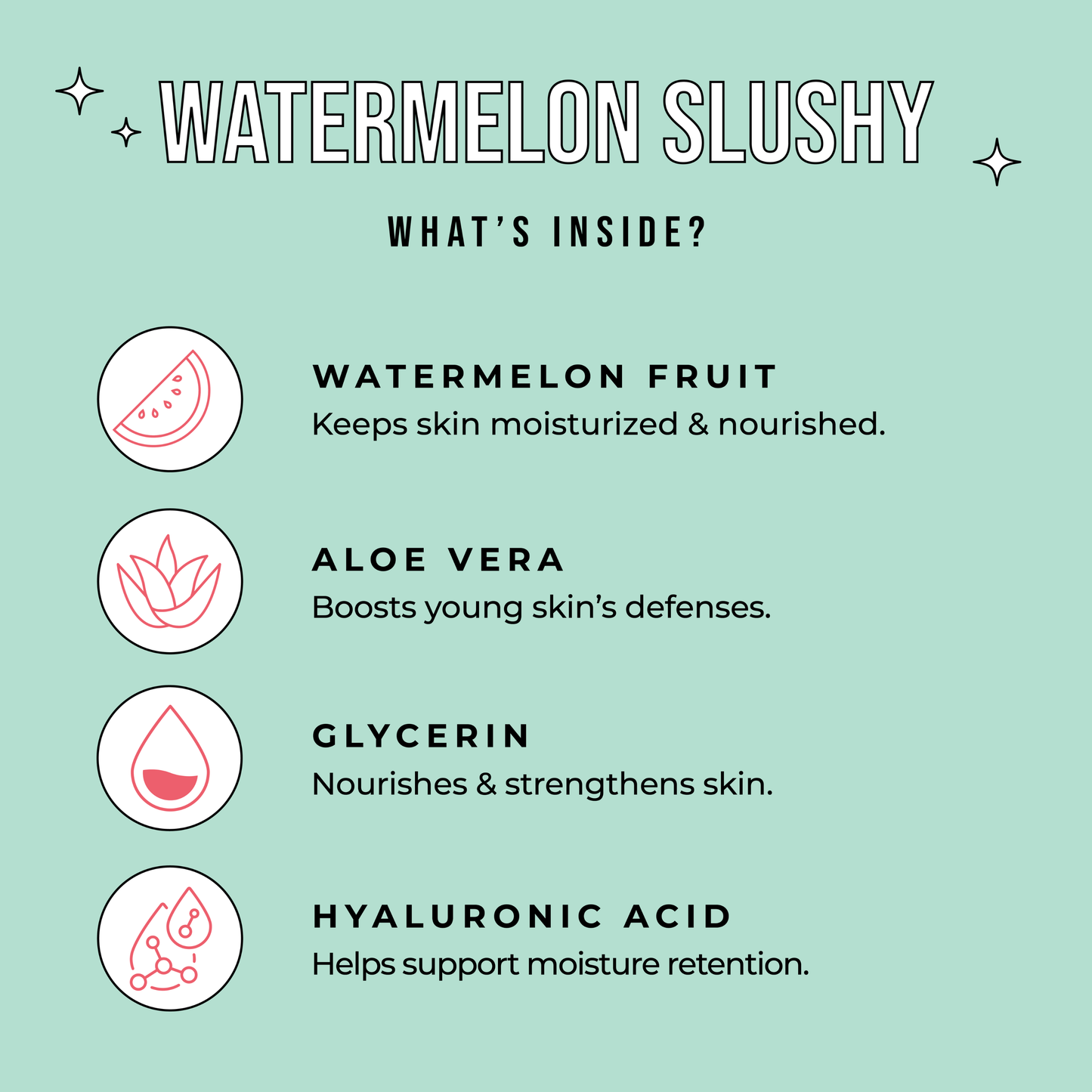 Watermelon Slushy Kid's Mask