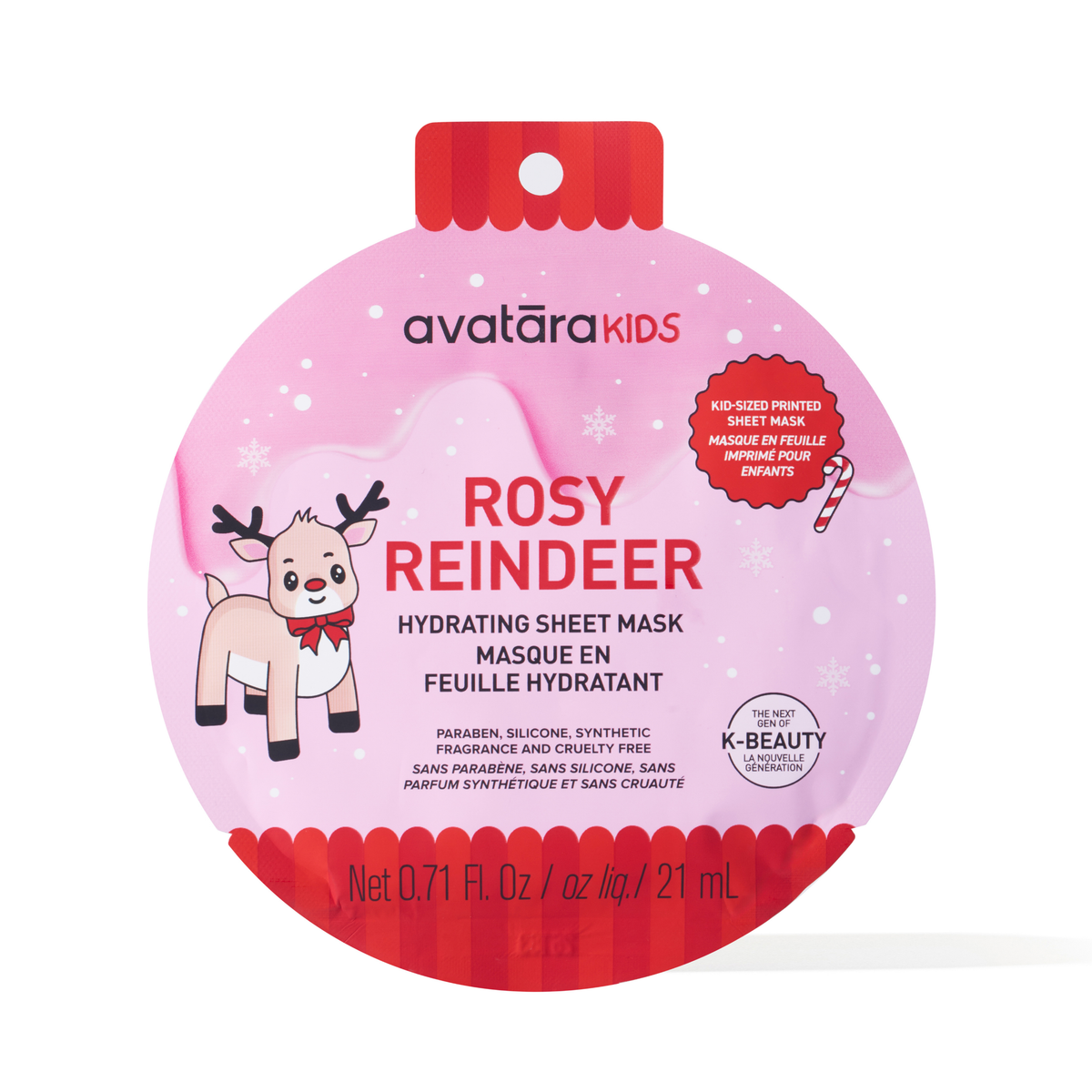 Rosy Reindeer Kid's Sheet Mask
