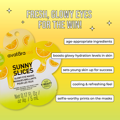 Sunny Slices Kid's Eye Masks