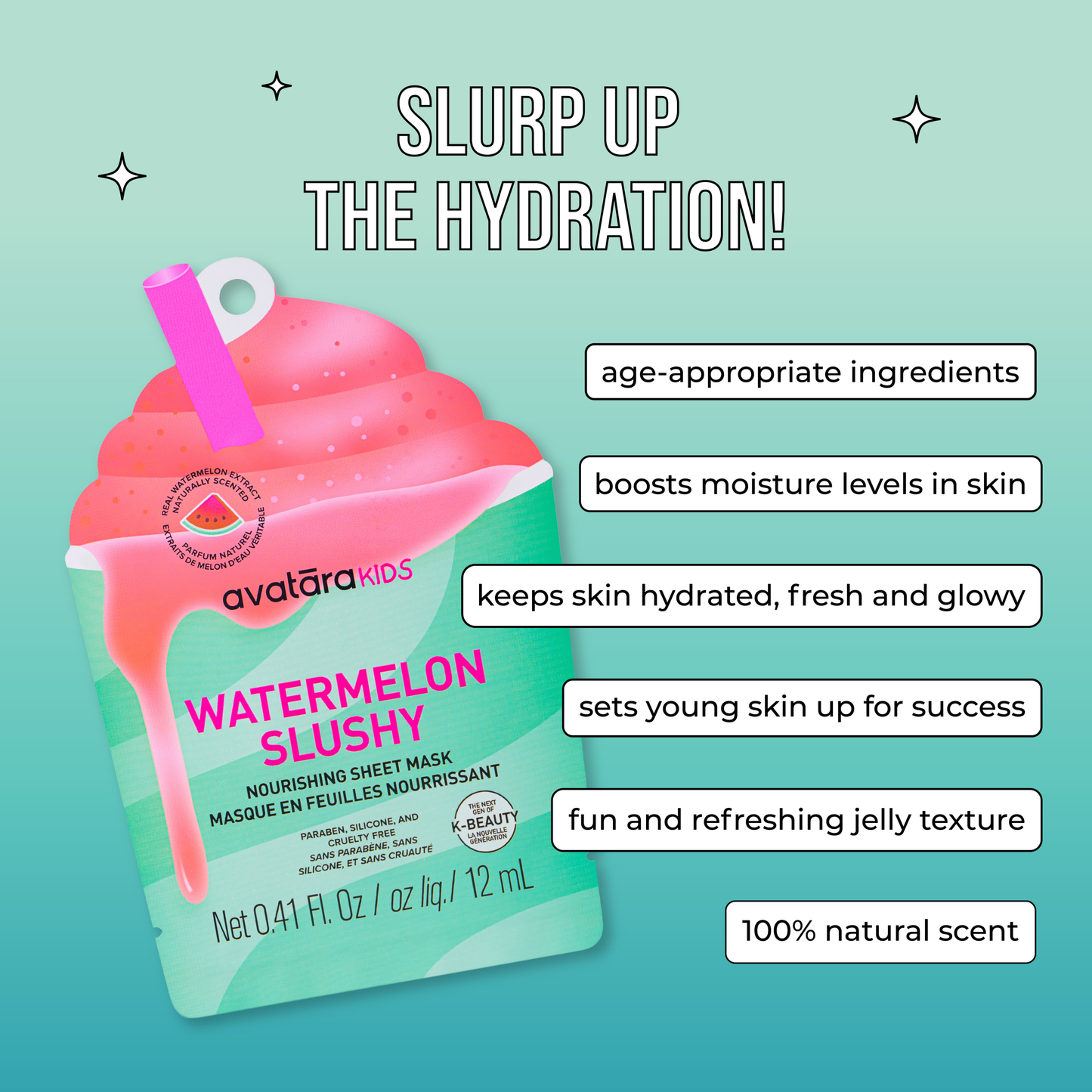 Watermelon Slushy Kid's Mask